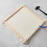 Embroidery Stretcher Frame Kit Adjustable Wooden Needlework Frame with Tools Stable Stretcher Rods with for Crafters