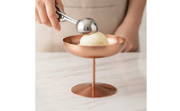 Dessert Cup with Stem Metal Stemmed Ice Sundae Bowl Polished Stainless Steel Dessert Bowl for Hosts, Home, Parties, Cafes