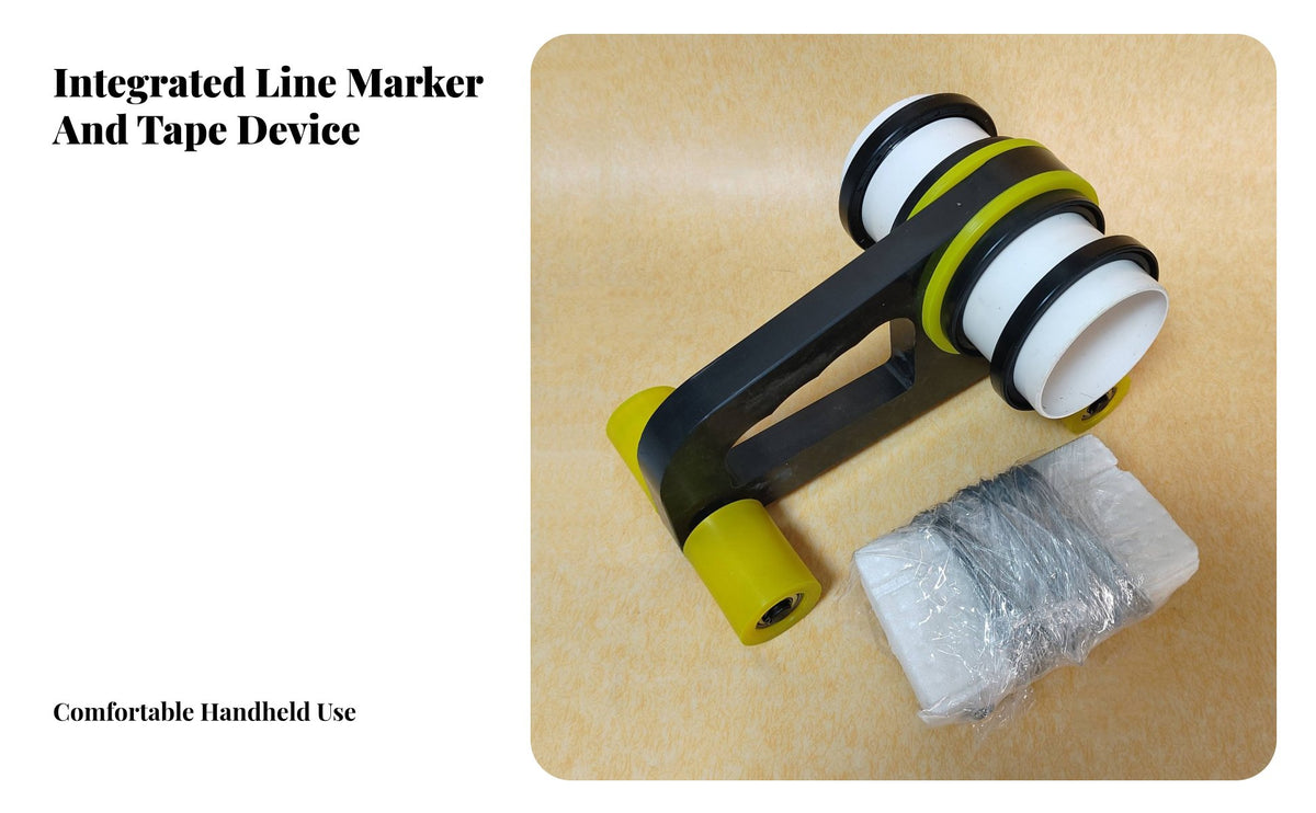 Ground Line Marking Machine Exact Application Circle Drawing Tape Guide Labor-Saving Floor Tape for Basketball Courts, Gymnasiums, Floors
