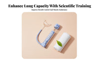 Abdominal Breathing device Adjustable Difficulty Lung Exerciser Portable Design