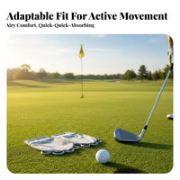 Breathable Sun Protection Golf Glove Lightweight Protection Fingerless Glove Quick Drying Golf Hand Sunshade High Elasticity for Golfers, Outdoor Enthusiasts, Golfing, Outdoors, Driving, Cycling