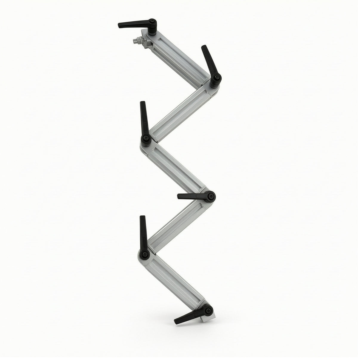 5 Pieces Adjustable Bracket with Locking Lever Lockable Connector Arm Extruded Hardware for Prototyping, Workshops