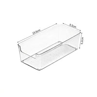 Desk Storage Organizer Box, Clear Acrylic Desktop Drawers, Organiser for Dorm Room, Office Bathroom