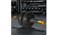 Abdominal Roller Wheel Non-Slip Fitness Wheel with double Wheels Portable Fitness Equipment for Beginners, Home Gym, Outdoor Workouts, Office
