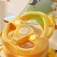Padded Car Seat Toy with Hanging Toys Interactive Car Seat Toy with Mirror Sensory Hanging Activity Board Colorful for Toddlers