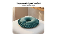 Pressure Relief U-Shaped Face Pillow Ergonomic Support Memory Foam Face Down Pillow Soft & Comfortable for Beauticians, Medical Facility