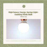 E27 LED Bulb, 3 Colors, Bright