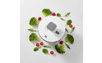 Quick Drying Stainless Steel Salad Drainer Single-Press Operation Manual Salad Drainer Lettuce Crisper Bowl