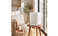 Compact Mini Fridge Portable Mini Fridge with A and C/DC Power Adapter Power Energy-Saving Cooler Versatile for Travelers, Students, Commuters