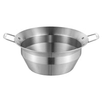 Hot Pot with Divider Stainless Steel Divided Stockpot Heavy Duty Cookware for Parties