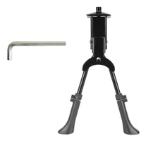 Double-Leg Kickstand 24-29 Inch Mount Kickstand Heavy-Sturdy Bike Stand Commuters, Even Ground