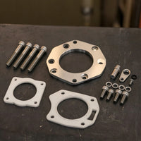 Engine Series K Throttle Body Adapter Billet Aluminum Throttle Body Adapter with Gasket Custom Aftermarket for Car Tuners