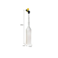 Handheld Vibrating Pollinator Long Stem Electric Plant Pollinator Pollination Brush White for Greenhouse, Indoor Crops