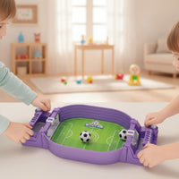 Two-Player Tabletop Soccer Game Compact Finger Soccer Set Portable Mini Table Football Game Competitive for Children, Families, Desk