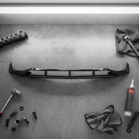 Front Bumper Lip Splitter Glossy Black Car Body Kit Anti-Scratch