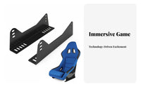 1 Set Bucket Seat Mounting Bracket Heavy Duty Universal Seat Bracket Kit High Strength Steel Automotive Part for Auto Modifiers, Racers