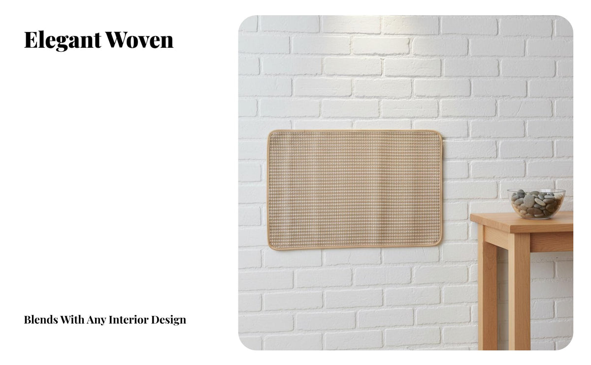 Wall-Mounted Cat Scratching Pad Sisal Scratching Mat Low Shedding Sisal Scratch Pad for Cats, Walls, Floors