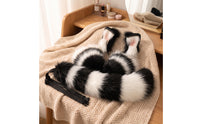 Cosplay Ears and Tail Set Adjustable Furry Ear Headband with Tail Versatile Costume Accessories for Cosplayers