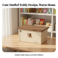 Rolling Storage Tote Cute design aesthetic Organizer Box With casters for Bedroom