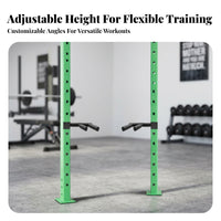Dips Bar Attachment Angled Grips Rack Dips Double Handles Square Mounting Bracket
