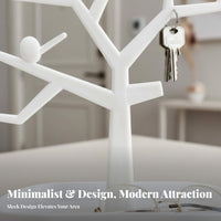 Decorative and Functional Valet Stand Sculpture adaptable Entryway Organizer Modern Nordic and aesthetic Desktop Tray Giftprepared Packaging for Apartment Dwellers, Professionals, Dressing Table, Living Room, chest of drawers Top, Nightstand