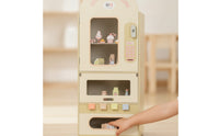 Pretend Play Vending Machine Screen Wooden Vending Machine Interactive for Kids, Toddlers, Playroom, Classroom, Preschool