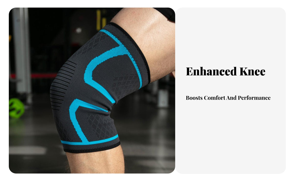 Breathable Compression Knee Sleeve Anti-Odor Knee Support Sleeve Flexible Fit for Basketball Players, Athletes, Running, Cycling, Workout