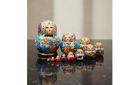 Nesting Doll with 10 Layers Wooden for Art Lovers