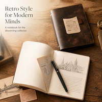 A5 Loose-Leaf Notebook with Acid-Free Paper for Sketching, Journaling, and Art