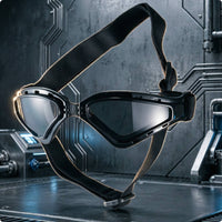 Tinted Lenses Triangular Dog Goggles Curved-Front Shape Dog Goggles Ventilated Frame Pet Gear Adjustable Strap for Outdoor