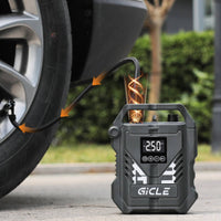 Handheld Electric Air Pump with Digital Display Compact Electric Pump High Pressure Portable Tire Inflator Heavy Duty for Motorists