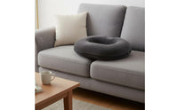 Viscoelastic Foam Seat Pad Breathable Textile Coccyx Pad Viscoelastic Foam Circular Pillow Removable Cover Chair Pad