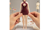 1/12 Doll Dress Easy to Put on and Remove BJD Mini Dress Stretchy Material