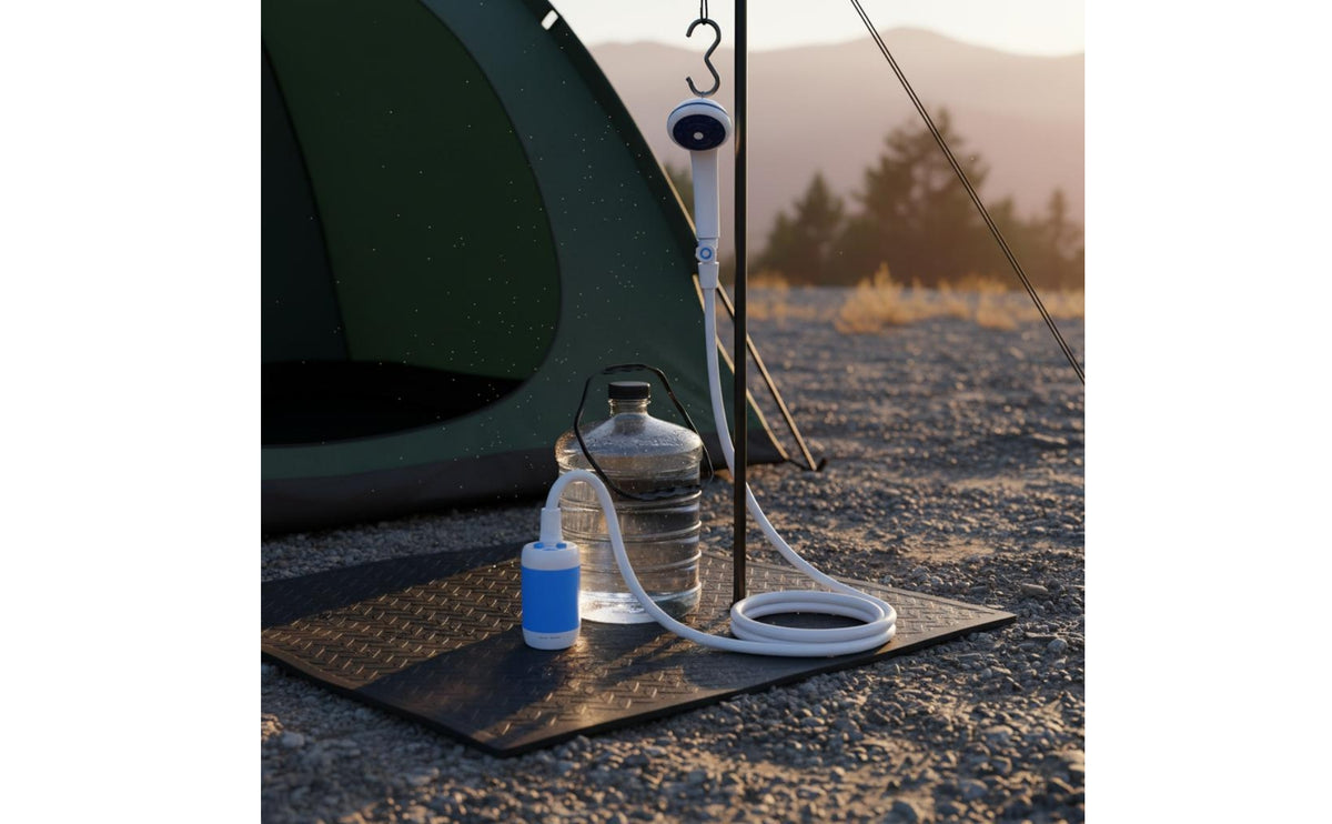 Portable Electric Shower Easy to Use Bucket Shower Washroom Supply for Students, Renters, Dorm Room, Outdoor