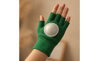 Ribbed Fingerless Gloves Stretch Half-Finger Gloves Stretchable Apparel Comfortable for Concertgoers