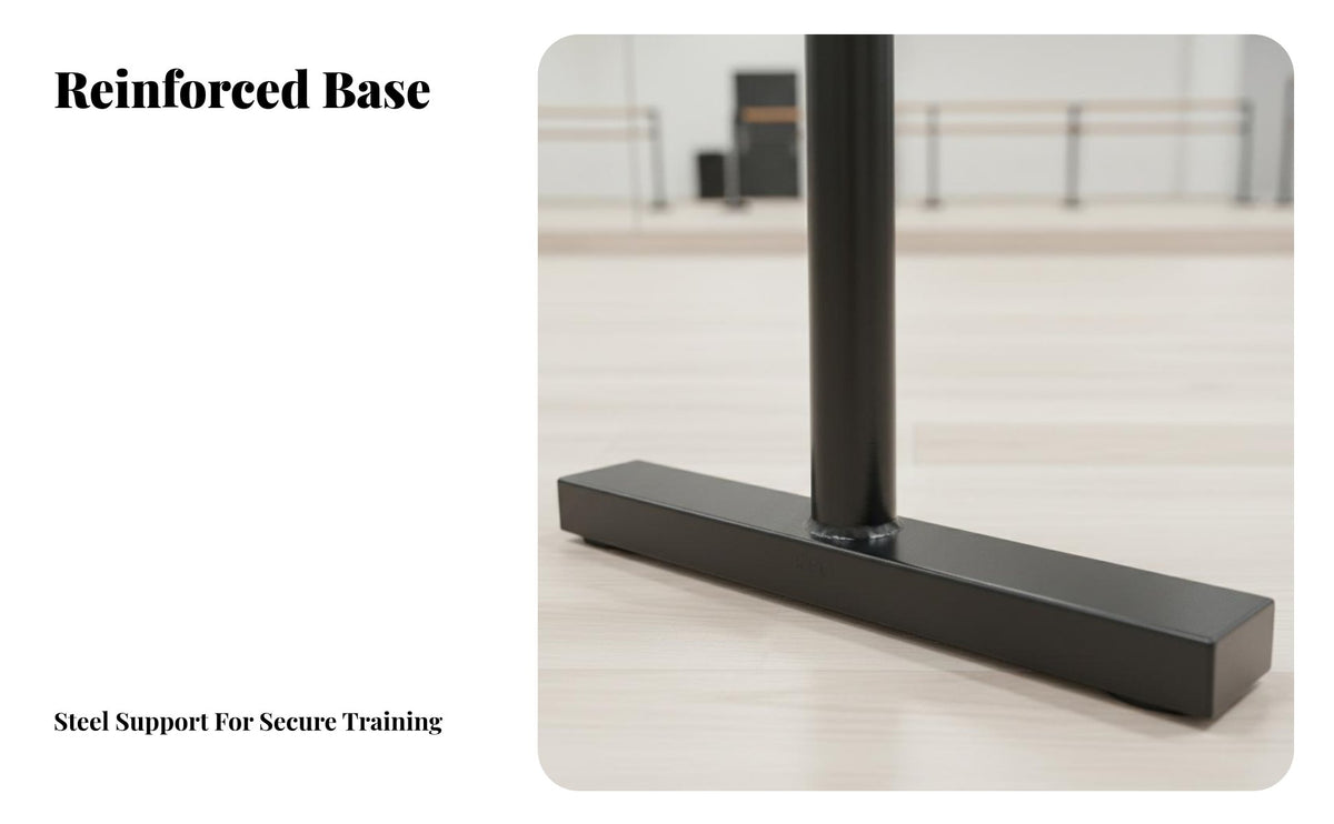 Portable Dance Bar Anti-Slip Base Freestanding Dance Barre Stable Portable Dance Bar for Dancers, Beginners, Stretching Studio, Gym
