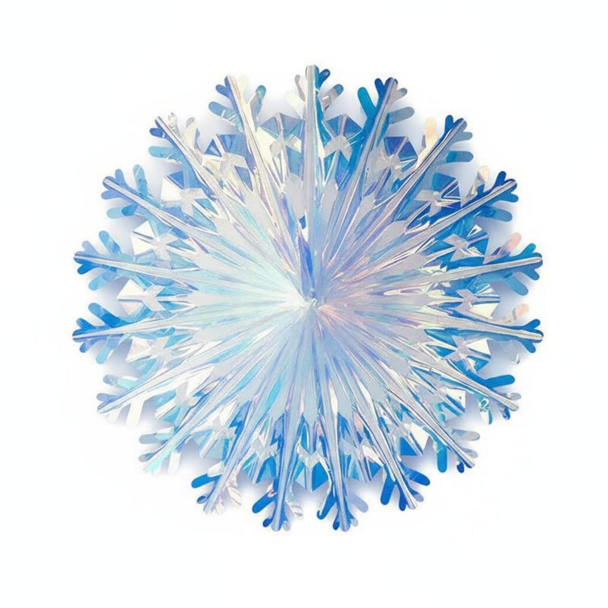 Iridescent Geometric orb light-reflective glass pane ornament Elegant Design