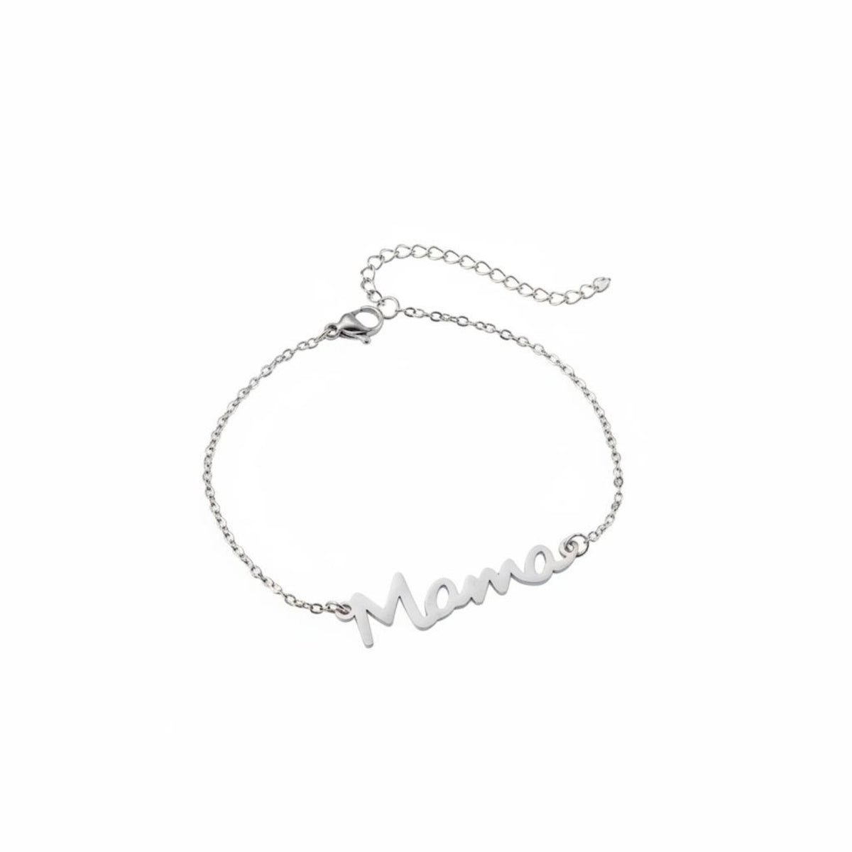 Mama Letter Bracelet Stainless Steel Mama Word Bracelet Light Luxury for Mothers