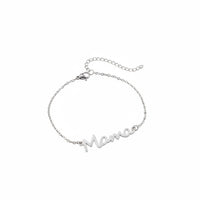 Mama Letter Bracelet Stainless Steel Mama Word Bracelet Light Luxury for Mothers