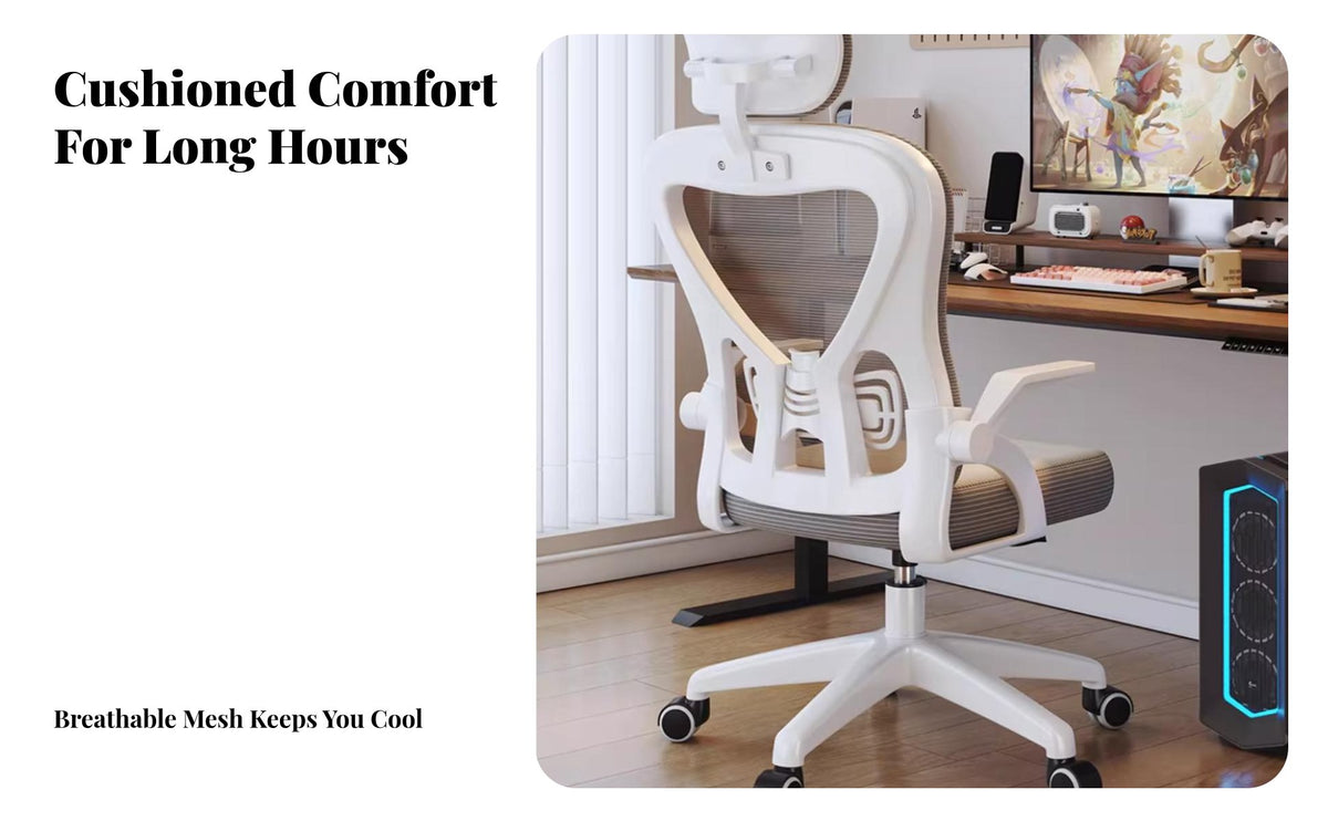 Ergonomic High-Back Mesh Recliner Reclining Function Seating Solution for Gamers