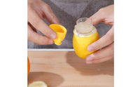 Easy to Use Manual Lemon Juicer BPAsafe Screw-in Citrus Reamer Durable Kitchen Gadget Silicone Lid for Bar