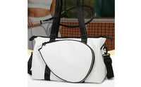 Large Capacity Badminton Racket Bag Shoulder Strap Badminton Bag Hand Carry Travel Duffel Multi-Use for Stretching