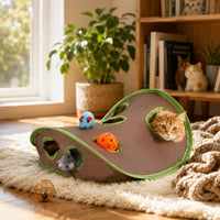 9 Hole Cat Toy Includes Toys Multi-Hole Cat Toy Self Play for Kittens