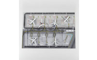 Model Airplane Display Base Premium Airport Diorama Accurate Airport Diagram Sheet for Hobby Rooms