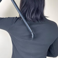 Adjustable Length Extendable Back Scratcher Sturdy Telescopic Back Scratching Tool Ergonomic Grip 3-in-1 Dressing Aid Lightweight for Elderly, People with Limited Mobility Women
