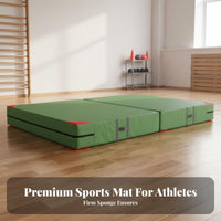Foldable High Jump Mat Thickened Cushioning Folding Gymnastics Mat Versatile Rock Climbing Crash Pad for Gymnasts, Dancers, Dance Studio, Home Gym