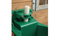 Waterer with Ball Mechanism Compact Water Bowl with Drainage Hole Easy to Clean Wall-Mounted Water Bowl for Livestock, Goats, Barn, Pasture Fence