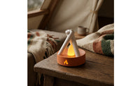 Campfire Night Light Rechargeable Campfire Lamp Night Light with Music Soothing Ambient Sound Machine Portable for Babies