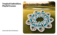 9 Pieces Iron Headcover with Embroidery