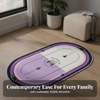 Jump Rope Mat Noise Reducing Skipping Mat Floor Protection Fitness Equipment for Apartment Dwellers, Beginners, Home Gym, Living Room